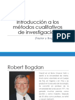 004 y 005 Taylor y Bogdan (1987) Introducción A Los Métodos Cualitativos