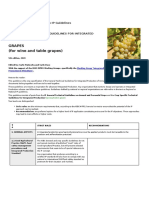 Grapes (For Wine and Table Grapes) : IOBC-WPRS Commission IP Guidelines