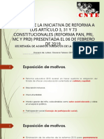 Análisis de La Iniciativa de Reforma Educativa Pri Pan MC Prd.