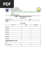 Q2 - Agri - Crop Activity Sheet