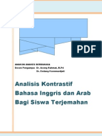 Analisis Kontrastif Bahasa Inggris Dan Arab Bagi Siswa Terjemahan