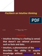 Fischbein On Intutive Thinking