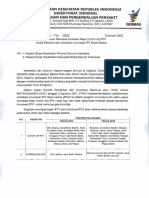 Pemberitahuan Rencana Imunisasi Kejar (Catch Up) IPV Dosis Pertama Dan Introduksi Imunisasi IPV Dosis Kedua