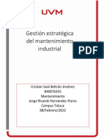 Gestión Estratégica Del Mantenimiento Industrial