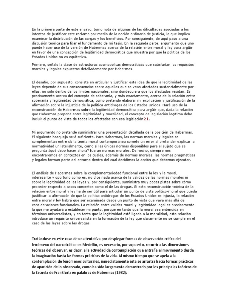 Habermas | PDF | Jürgen Habermas | Moralidad