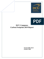 DCU Campuses Carbon Footprint 2019 Report