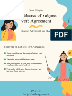 Grade 7 English: The Basics of Subject Verb Agreement