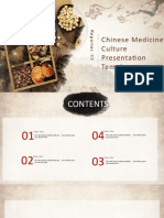 Chinese Medicine Culture Presentati On Templates