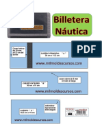 Molde Billetera Nautica