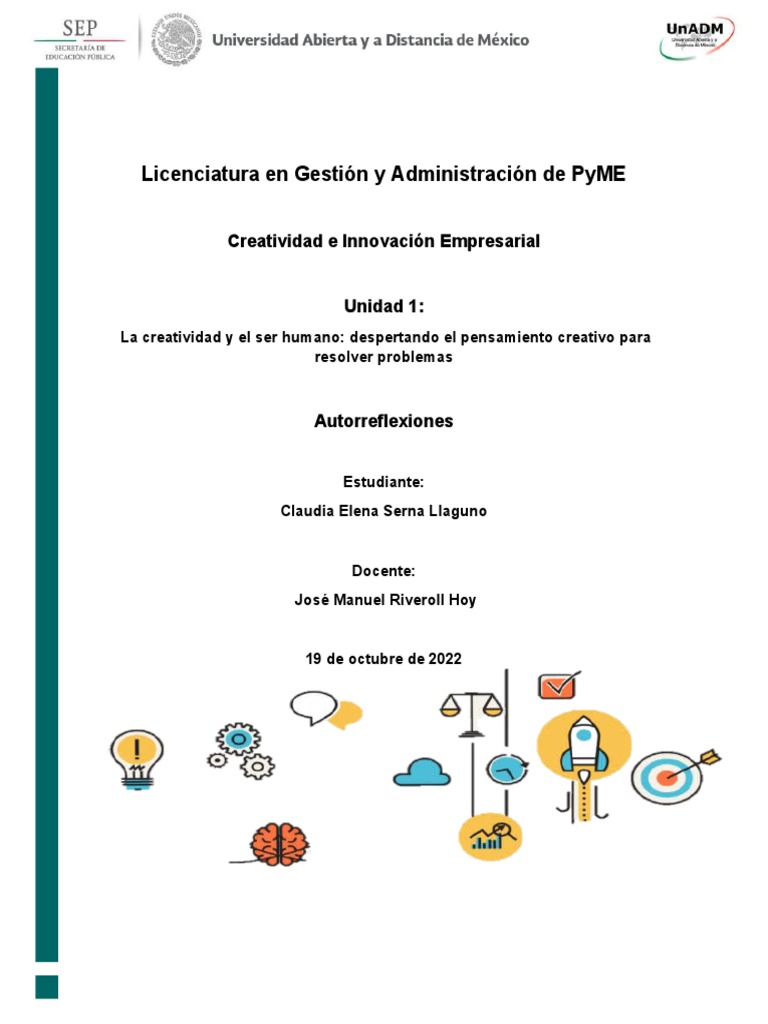 Gcie - Atr - U1 - CLSLL | PDF | Creatividad | Innovación
