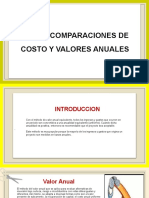 Comparaciones de Costo y Valores Anuales