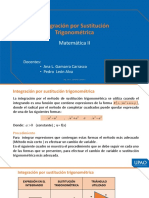 Integración Por Sustitución Trigonométrica