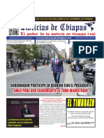 Periódico Noticias de Chiapas, Edición Virtual Viernes 04 de Noviembre de 2022