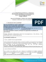 Guía de Actividades y Rúbrica de Evaluación - Unidad 2 - Tarea 4 - Analizar La Interacción Suelo-Microorganismo-Planta