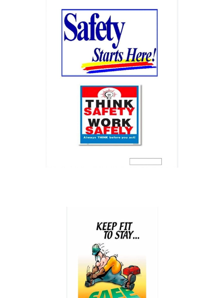 Safety Starts Here Safety Posters PDF