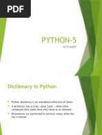 Dictionary in Python