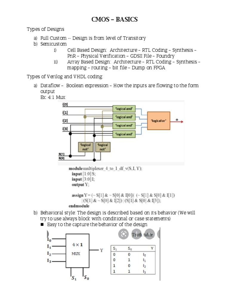 Final CMOS Basics | PDF | Field Effect Transistor | Bipolar Junction ...