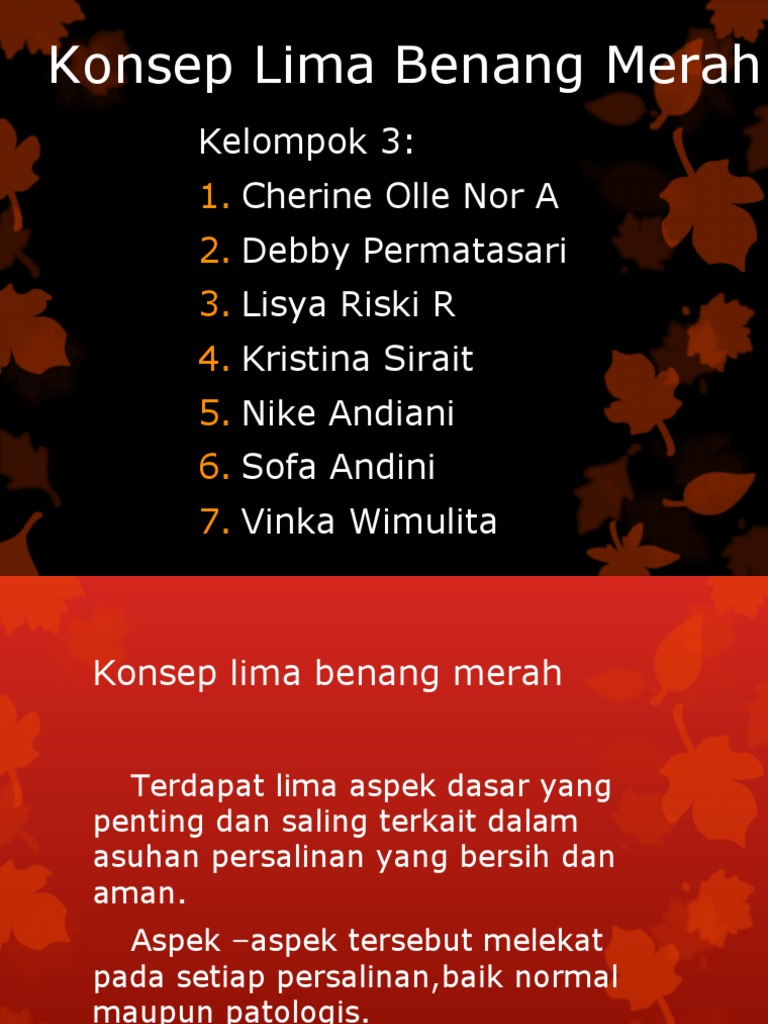 Konsep Lima Benang Merah Pdf