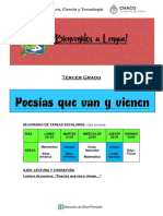 Lectura y Literatura - Lectura de Poesía - Poesías Que Van y Vienen 3° Grado