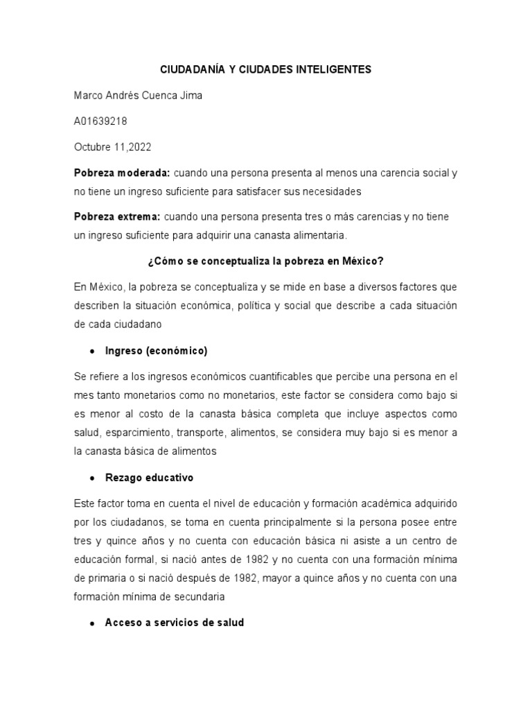 Medición de La Pobreza en México | PDF | Pobreza | Pobreza e indigencia