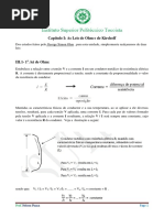 Capitulo 1° Leis de Ohm e de Kirchoff