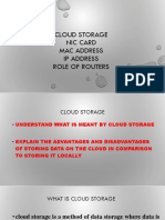 Cloud Storage NIC Card
