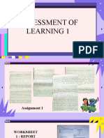 Assessment of Learning 1 