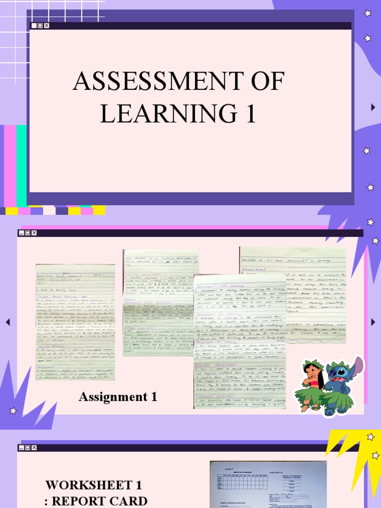 Learning Assessment Worksheets Overview | PDF | Teaching Methods ...