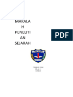 Makalah Penelitian Sejarah Fanina