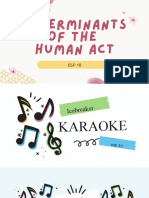 Determinants of The Human Act