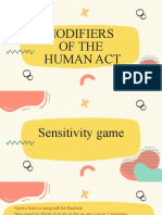 Modifiers of The Human Act