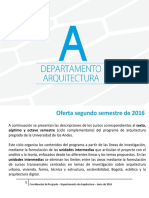 Unidades Intermedias Arq 201620