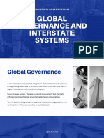 Global Governance and Interstate System