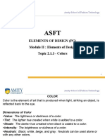 ASFT Elements of Design Color Theory