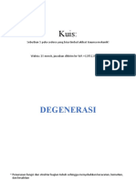 Degenerasi