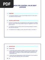 Control Valve Test Procedure