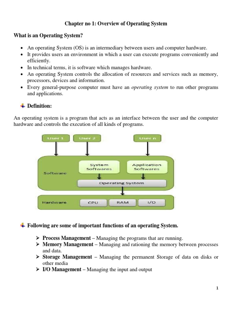 Unit-1Overview of Operating System | PDF | Operating System | Microsoft ...