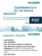 Legal Requirements in Managing The Waste Industry Ver 1