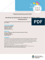 Mejorar Mi Busqueda de Empleo: El Portal Como Herramienta: Información General