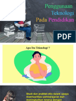 Penggunaan Tekonologi Pada Pendidikan