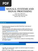 Signals, Systems and Signal Processing