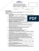 Examen de Desarrollo Logico y Alg I Trimestre 2022 Clave