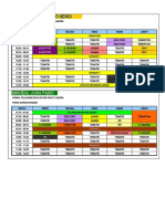 Jadwal Pelajaran SD OEL 12019 2020