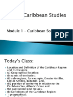 Caribbean Studies 6 Locating and Defining The Caribbean