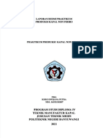 PDF Laporan Produksi Kapal Non Fero DL