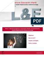 Atención Temprana en Educación Infantil: Tema 1. Conceptualización, Modelo Biopsicosocial y Factores de Riesgo