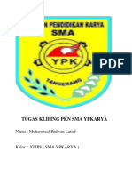 Tugas Kliping PKN Sma Ypkarya