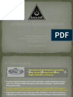 21 Hukum & Kualitas Kepemimpinan