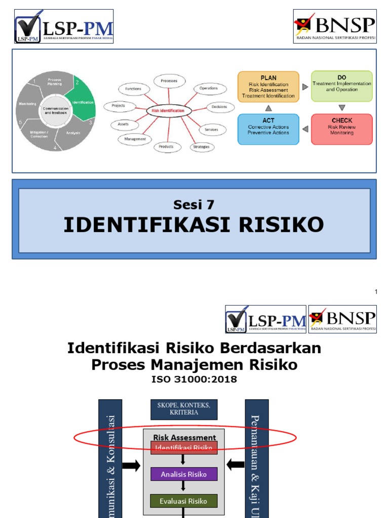 Kuliah Ke 4 Proses Identifikasi Risiko Dengan Berbagai Metode Pdf