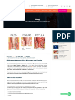 Difference between Piles, Fissures, and Fistula- Dr. Samrat Jankar